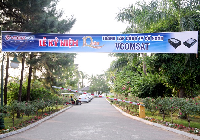 esort Paradise Đại Lải, Vĩnh Phúc nơi tổ chức lễ kỷ niệm 10 năm thành lập cty CP VCOMSAT